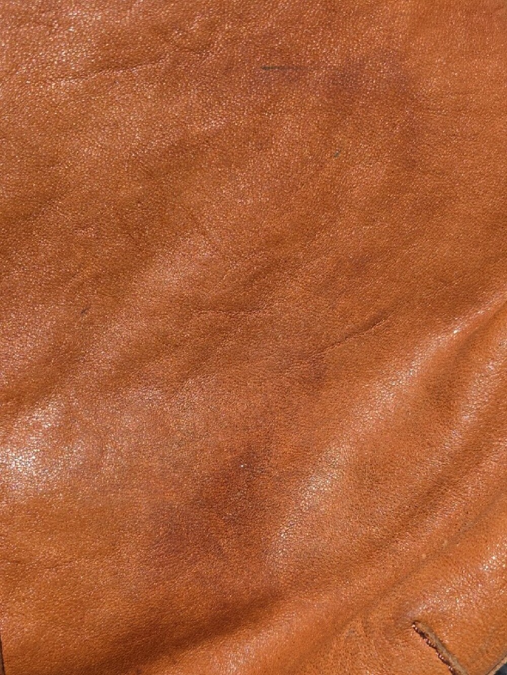 Lucky Brand Burnt Orange/Tan Floral Embossed Leather Hobo - Picture 15 of 15